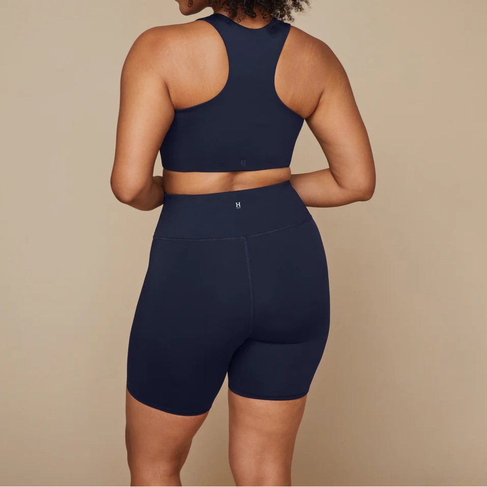 Harper Wilde Flex High Rise Bike Short In Ink Size M - Picture 2 of 11